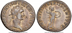 Domitian, as Augustus (AD 81-96). AR denarius (20mm, 3.29 gm, 6h). NGC Choice VF 5/5 - 4/5. Rome, 14 September AD 88-13 September AD 89. IMP CAES DOMI...