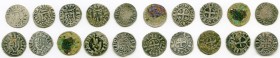 10-Piece Lot of Uncertified Assorted Deniers ND (12th-13th Century) VF, Lot includes Besançon Deniers (4), Philip IV Denier (1), and Louis IX Deniers ...