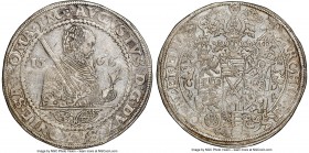 Saxony. August I Taler 1566-HB AU50 NGC, Dresden mint, KM-MB182, Dav-9795. 

HID09801242017

© 2020 Heritage Auctions | All Rights Reserved