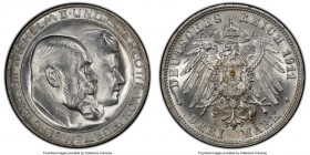 Württemberg. Wilhelm II 3 Mark 1911-F MS65 PCGS, Stuttgart mint, KM636, J-177a. 

HID09801242017

© 2020 Heritage Auctions | All Rights Reserved