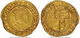 James I gold Crown ND (1617-1618) AU Details (Cleaned) NGC, London mint, Crescent mm, Second coinage, S-2626, N-2092. 22mm. 2.37gm. A well-centered ex...