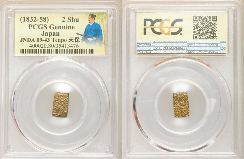 4-Piece Lot of Certified Assorted Issues Genuine PCGS, 1) Tempo gold 2 Shu ND (1...
