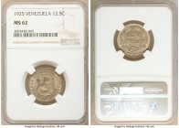 Republic 12-1/2 Centimos 1925-(p) MS62 NGC, Philadelphia mint, KM-Y28. 

HID09801242017

© 2020 Heritage Auctions | All Rights Reserved