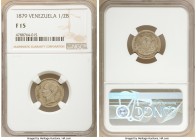 Republic 1/2 Bolivar 1879-(bb) F15 NGC, Brussels mint, KM-Y21. This uncommon one-year type is a well-circulated survivor typical of this issue.

HID...
