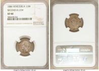 Republic 1/2 Bolivar 1886-(c) XF40 NGC, Caracas mint, KM-Y21. Second 8 low. 

HID09801242017

© 2020 Heritage Auctions | All Rights Reserved