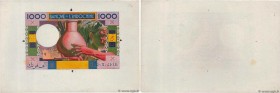 Country : DJIBOUTI 
Face Value : 1000 Francs Épreuve 
Date : (1946) 
Period/Province/Bank : Banque de l'Indochine 
Catalogue reference : P.20E 
Commen...