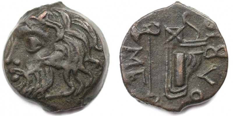 Griechische Münzen, BOSPORUS. Tetrahalk 300-280 v. Chr. Vs.: Kopf des Flussgotte...