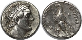 Griechische Münzen, AEGYPTUS. Ptolemy II. AR Tetradrachme 323-246 n. Chr. Vs.: Kopf des Ptolemäus I. nach rechts. Rs.: Adlermotiv. Silber. 14,10 g. Sv...