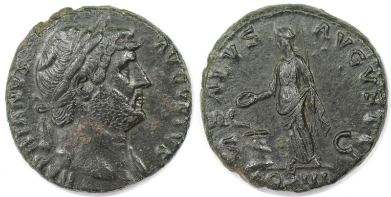 Römische Münzen, MÜNZEN DER RÖMISCHEN KAISERZEIT. Hadrian, 117-138 n. Chr. As, 1...