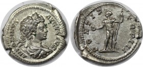 Römische Münzen, MÜNZEN DER RÖMISCHEN KAISERZEIT. Caracalla, 197-217 n. Chr. Denar 200 n. Chr., Mzst. Rom. (3,14 g) Vs.: ANTONINVS AVGVSTVS, drapierte...