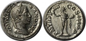 Römische Münzen, MÜNZEN DER RÖMISCHEN KAISERZEIT. Severus Alexander, 222 - 235 n. Chr. AR Denar (3,53 g. 19 mm) Stempelglanz