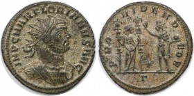 Römische Münzen, MÜNZEN DER RÖMISCHEN KAISERZEIT. Florianus. Antoninianus 276 n. Chr. (3.71 g. 22 mm) Vs.: IMP C M AN FLORIANVS AVG, Büste mit Strahle...