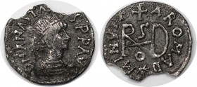 Byzantinische Münzen. VÖLKERWANDERUNG OSTGOTEN Theoderich, 493-526 n. Chr. Viertelsiliqua 493-518 n. Chr., im Namen des Anastasius. Mzst. Sirmium. (0,...