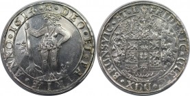 Altdeutsche Münzen und Medaillen, BRAUNSCHWEIG - WOLFENBÜTTEL, FÜRSTENTUM. Friedrich Ulrich (1613-1634). Reichstaler 1614, Zellerfeld, Silber. 29,06 g...