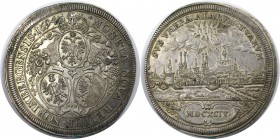 Altdeutsche Münzen und Medaillen, NÜRNBERG, STADT. Taler 1694, Stadtansicht. Silber. 28,92 g. Dav. 5666, Kellner 263. Attraktives vorzüglich