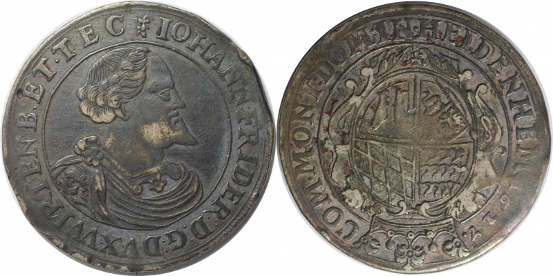 Altdeutsche Münzen und Medaillen, WÜRTTEMBERG. Taler 1627, Silber. Dav. 7866. Se...