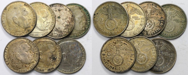 Deutsche Münzen und Medaillen ab 1871, LOTS UND SAMMLUNGEN. 3. REICH 1933-1945. ...