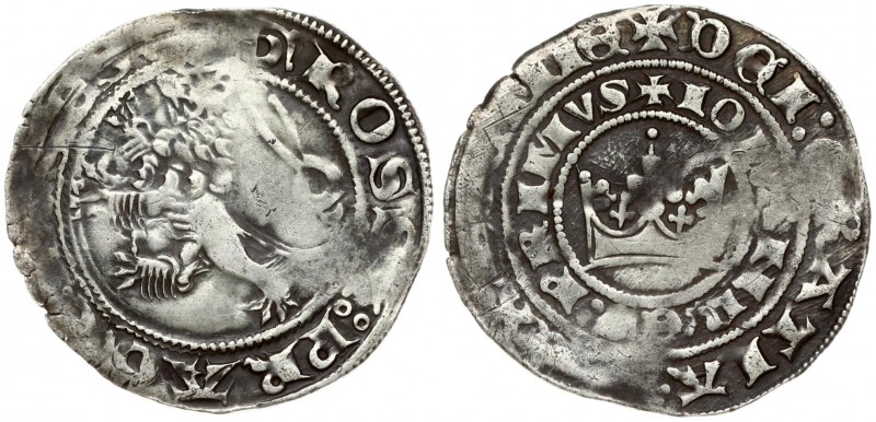 Austria Bohemia 1 Prague Gross (1310-1346). Johan I von Luxemburg (1310-1346). A...