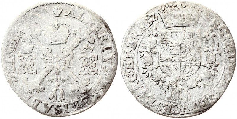 Spanish Netherlands Brabant 1/4 Patagon (1612-1621) Antwerp. Albert & Isabella. ...