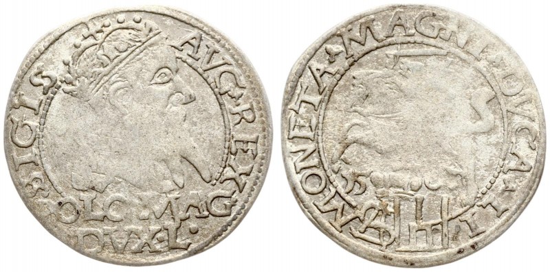 Lithuania 1 Grosz 1567 Vilnius. Sigismund II Augustus (1545-1572). Lithuanian co...