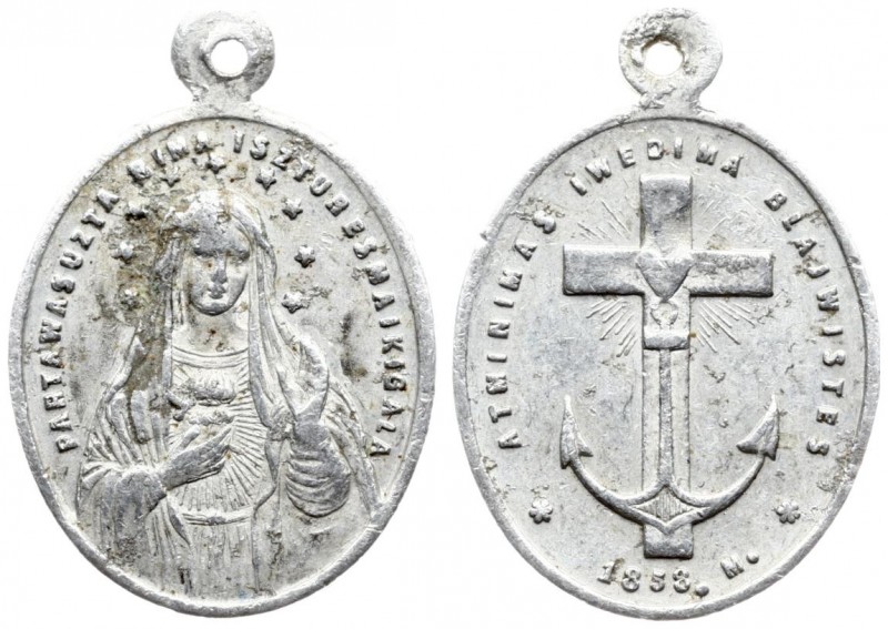 Lithuania Medal Sobriety Movement 1858. Design Pawel Bitchman. Warszawa. Averse:...