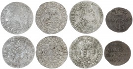 Poland 1 Solidus 1537 Gdansk 1 Solidus Torun 1666 & 1 Grosz 1623-1627 Gdansk. Reverse: Value and armorial above legend; date and mintmaster below. Sil...