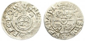 Poland 1/24 Thaler 1614 Bydgoszcz. Sigismund III Vasa (1587-1632). Averse: Crowned shield. Reverse: 24 within orb dividing date. Silver. Gorecki B.14....