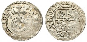 Poland 1/24 Thaler 1615 Krakow. Sigismund III Vasa (1587-1632). Averse: Crowned shield. Reverse: 24 within orb dividing date. Silver. Gorecki K.15.1.e...