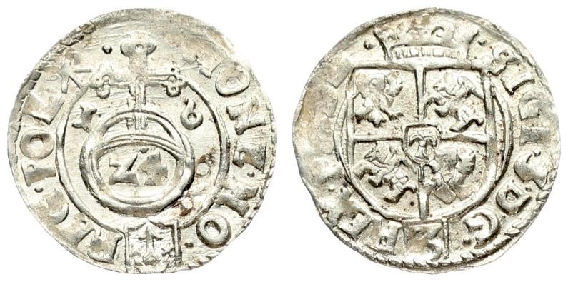 Poland 1/24 Thaler 1616 Krakow. Sigismund III Vasa (1587-1632). Averse: Crowned ...