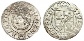 Poland 1/24 Thaler 1616 Bydgoszcz. Sigismund III Vasa (1587-1632). Averse: Crowned shield. Reverse: 24 within orb dividing date. Silver. Gorecki B.16....