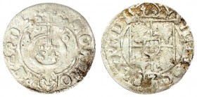 Poland 1/24 Thaler 1616 Bydgoszcz. Sigismund III Vasa (1587-1632). Averse: Crowned shield. Reverse: 24 within orb dividing date. (MOИE ИO). Silver. Go...