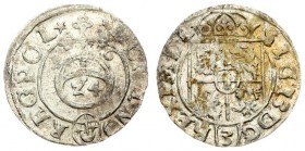 Poland 1/24 Thaler 1616 Bydgoszcz. Sigismund III Vasa (1587-1632). Averse: Crowned shield. Reverse: 24 within orb dividing date. Silver. Gorecki B.16....