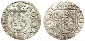 Poland 1/24 Thaler 1617 Bydgoszcz. Sigismund III Vasa (1587-1632). Averse: Crowned shield. Reverse: 24 within orb dividing date. Silver. Gorecki B.17....