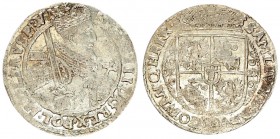 Poland 1 Ort 1621 (PRV:M) Bydgoszcz. Sigismund III Vasa (1587-1632). Averse: SIGIS III D G REX POL M D LI RVS PRV M. Reverse: SAM LIV NEC NSVE GOT VAN...