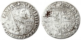 Poland 1 Ort 1622 Bydgoszcz. Sigismund III Vasa (1587-1632). Averse: Crowned half-length figure right. Reverse: Crowned shield within fleece collar. T...