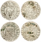 Poland 1/24 Thaler 1623 & 1627 Bydgoszcz. Sigismund III Vaza(1587–1632) Averse: Crowned shield. Reverse: 24 within orb dividing date. 1623 Bydgoszcz G...