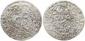 Poland 1 Gulden (Tymf) 1664 AT. John II Casimir Vasa (1649–1668). Averse: Crowned monogram. Reverse: Crowned shield; XXX GRO on shield. (Averse: SERVA...