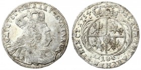 Poland 18 Groszy 1754 EC August III(1733-1763). Averse: Crowned bust right. Averse Legend: D • G • AUGVSTVS • III • REX • POLONIARUM. Reverse: Crowned...