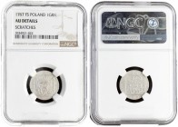 Poland 1 Grosz 1767 FS Stanislaus Augustus(1764-1795). Averse: Crowned SAR monogram within square. Reverse: Inscription date within square. Reverse In...