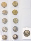 Russia USSR 1 & 5 Rouble 1965-1991. Commemorative coins. Averse: National arms. Reverse: Value and date. Copper-Nickel-Zinc. Copper-Nickel. Lot of 11 ...