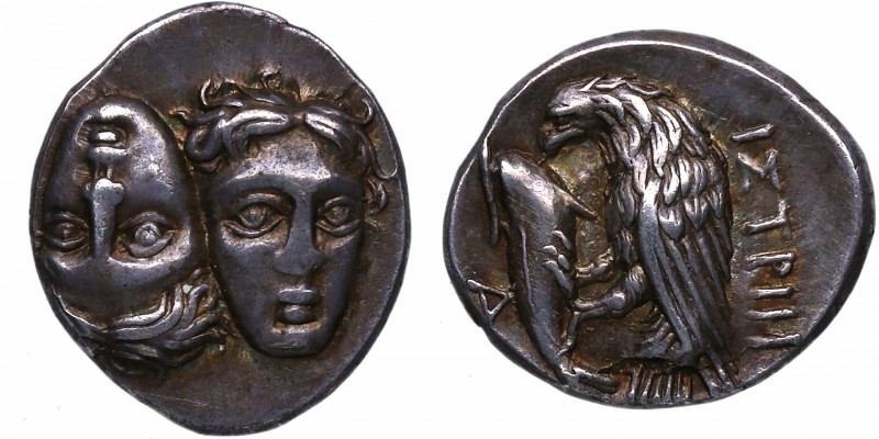 400-350 aC. Moesia-Tracia. Estátera. Ag. Muy bella. Precioso color. EBC+. Est.30...