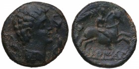 s. I aC. Sedeiscen (Sástago). As. Ab 2207. Ae. 9,49 g. MBC+. Est.180.