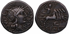 109 aC. Gens Fabia. Roma. Denario. S1. Ag. EBC+. Est.140.