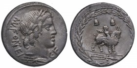 85 aC. Gens Fonteia. Roma. Denario. S.10. Ag. EBC. Est.150.