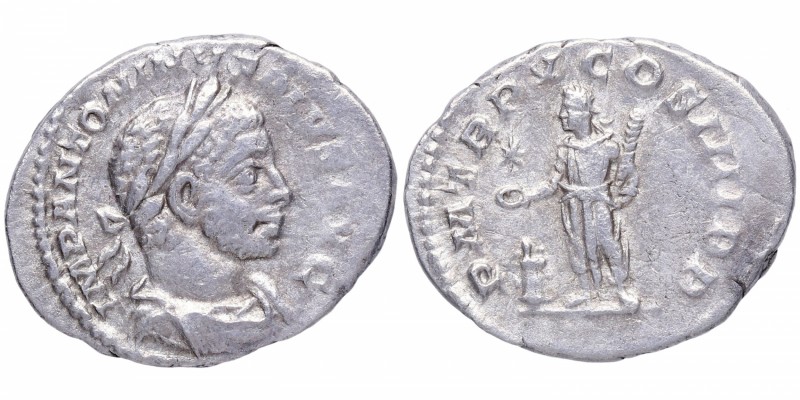 222 dC. Heliogábalo (218-222 dC). Roma. Denario. RIC IV Elagabalus 52. Ag. 2,92 ...