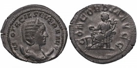246-48 dC. Otacilia Severa. Concordia. Roma. Antoniano. Abh. Ag. EBC. Est.110.