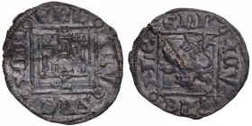 1369-1379. Enrique II (1369-1379). León. Dinero novén. MAR 680. Ve. 0,95 g. EBC-. Est.60.