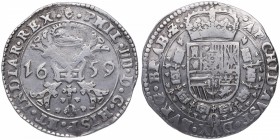 1659. Felipe IV (1621-1665). Bravante. 1 patagon. Ag. RPC 395. MBC+. Est.100.