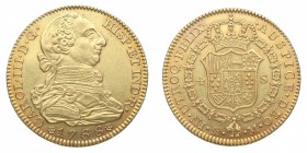 1788. Carlos III (1759-1788). Madrid. 4 escudos. M. Au. Bella. Brillo original. Bonito color. EBC+. Est.1250.
