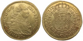 1820. Fernando VII (1808-1833). Popayan. 8 Escudos. Au. Atractiva. EBC / EBC+. Est.1600.
